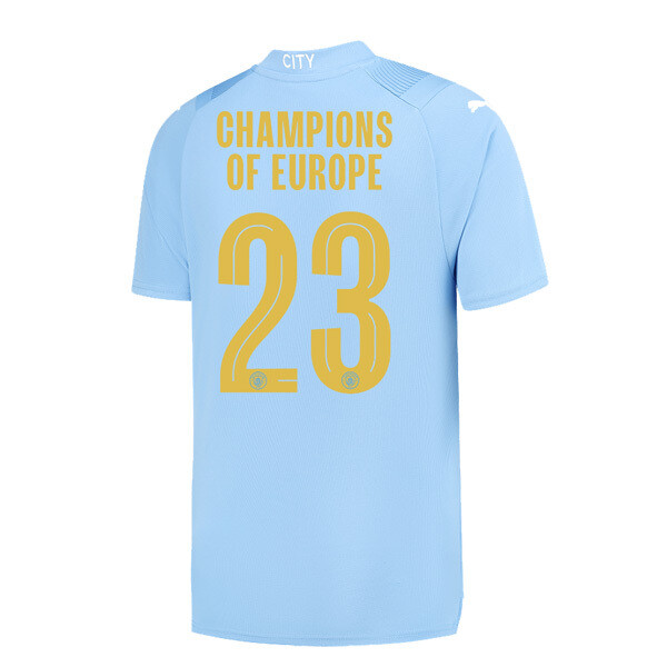 23-24 Manchester City Home Jersey CHAMPIONS OF EUROPE 23