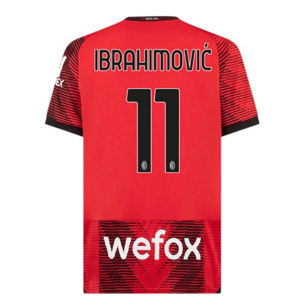 23-24 AC Milan Home Ibrahimović #11 Jersey
