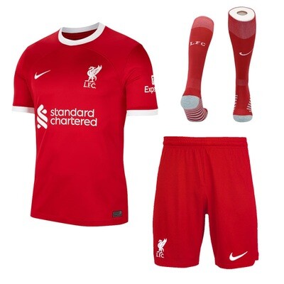 23-24 Liverpool Home Jersey Men Full Kit