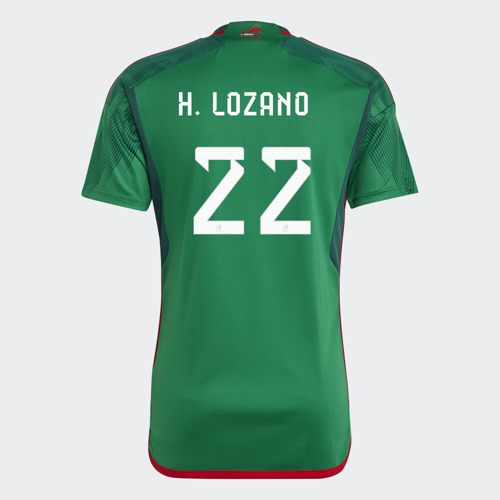 Mexico Hirving Lozano 22 Home Jersey 2022/ 2023