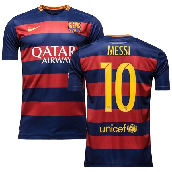Barcelona Home Messi 10 Retro Jersey Shirt 2015/2016