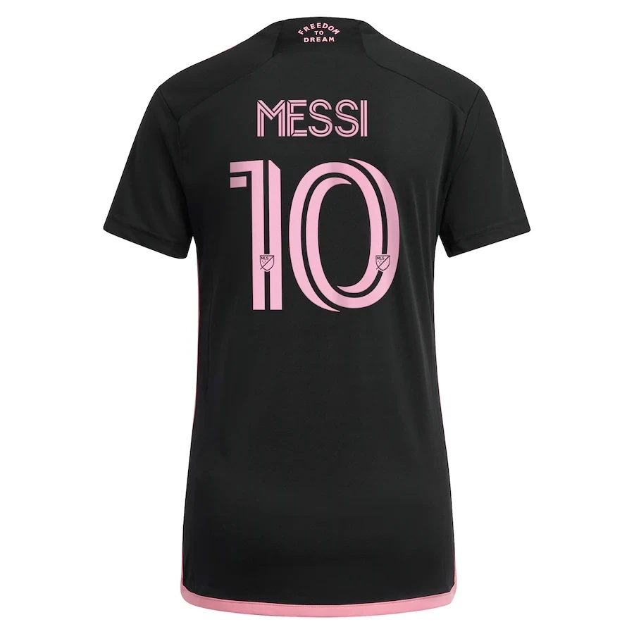 Inter Miami Away Messi 10 Women's Black Jersey 2022/2023