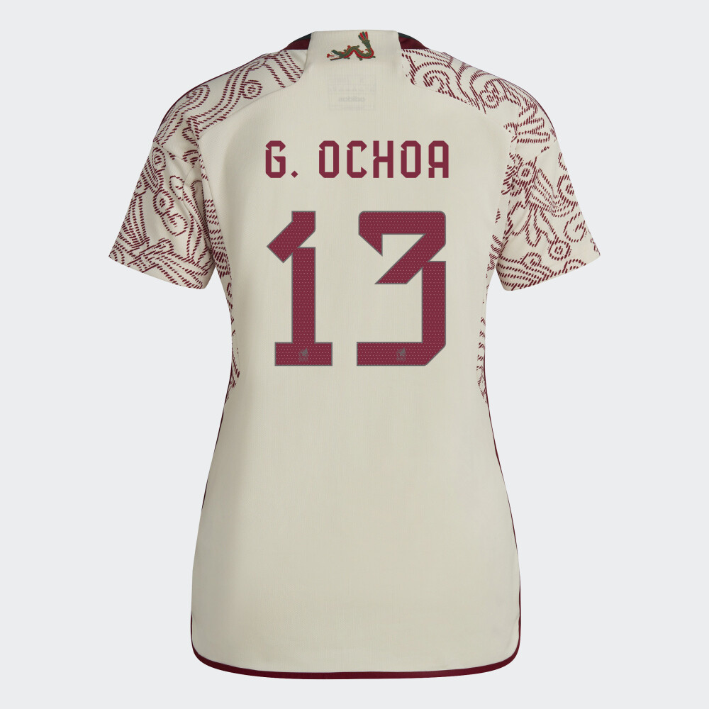Mexico Guillermo Ochoa 13 Away Women's Jersey 2022/2023