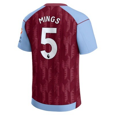 Aston Villa Home Tyrone Mings #5 Jersey 2023-2024