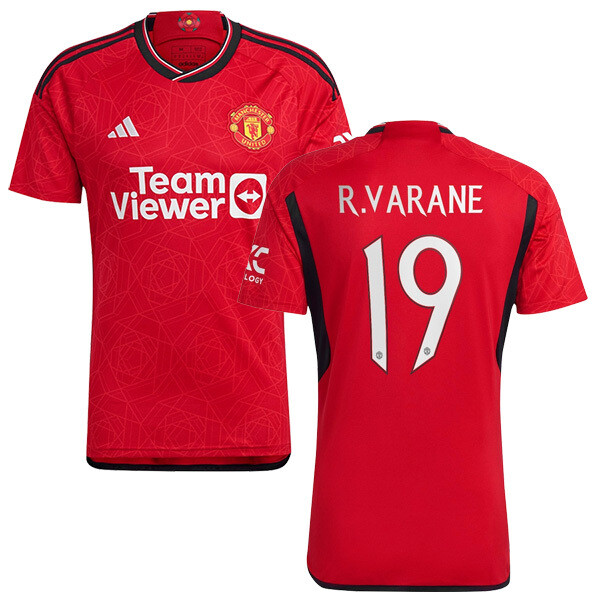 23-24 Manchester United Home Jersey R. Varane 19 UCL