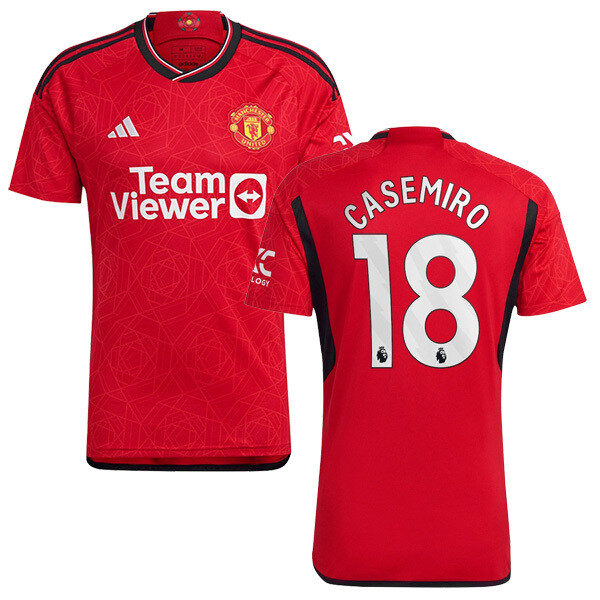 23-24 Manchester United Home Jersey Casemiro 18 EPL