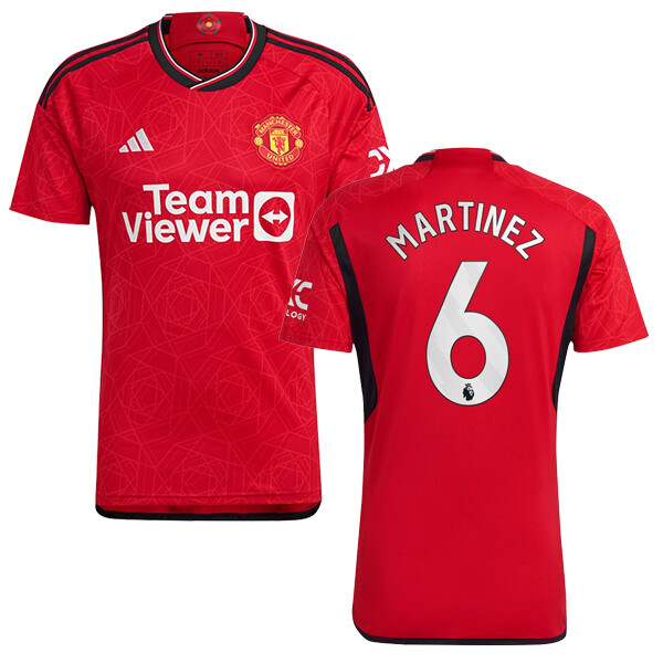 23-24 Manchester United Home Jersey Martinez 6 EPL