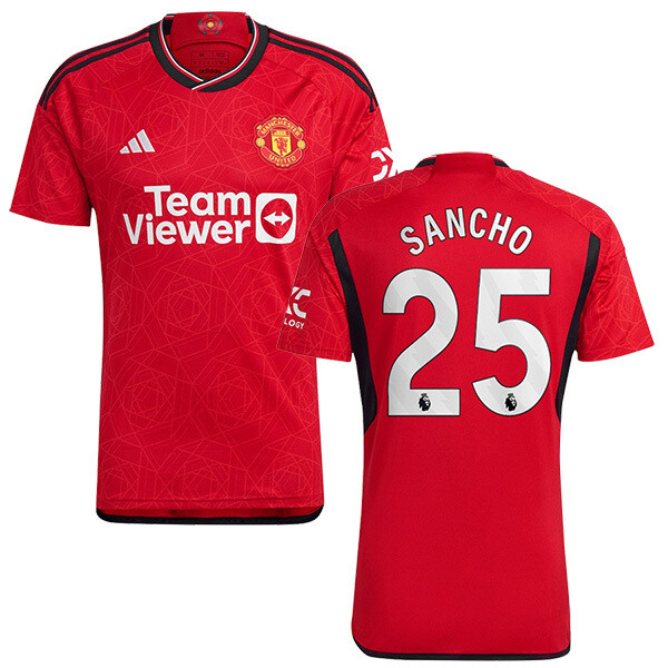 23-24 Manchester United Home Jersey Sancho 25 EPL