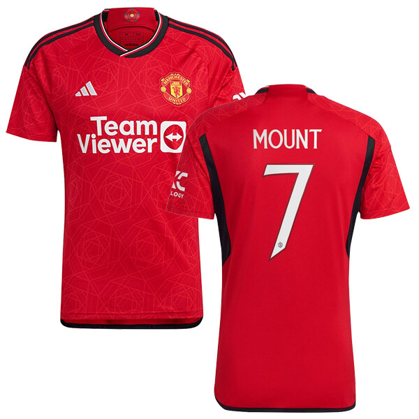 23-24 Manchester United Home Jersey Mount 7 UCL