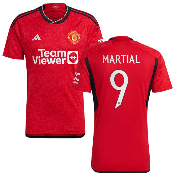 23-24 Manchester United Home Jersey Martial 9 UCL