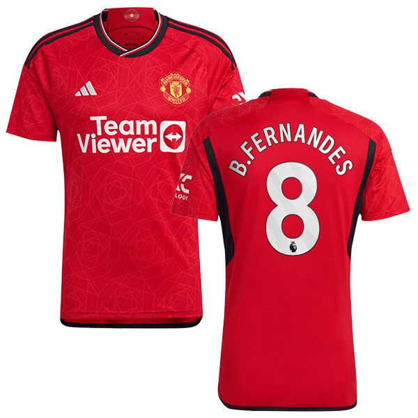 23-24 Manchester United Home Jersey B.Fernandes 8 EPL