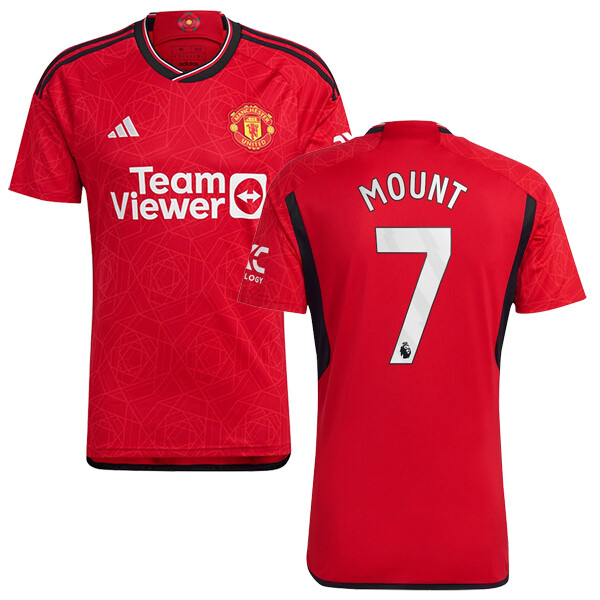 23-24 Manchester United Home Jersey Mount 7 EPL