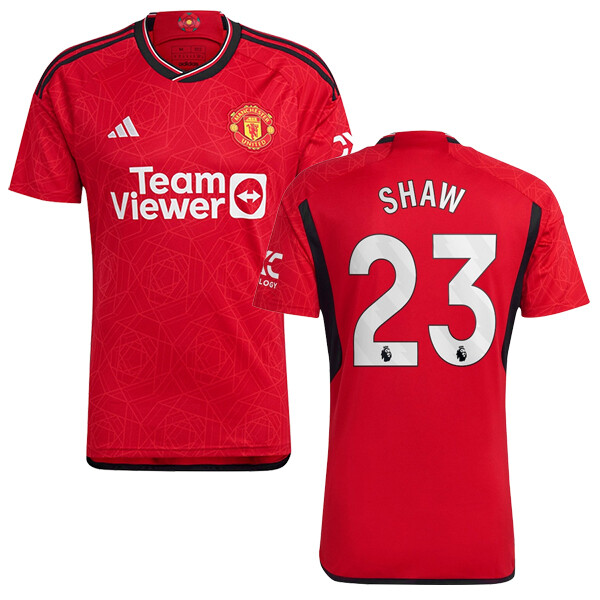 23-24 Manchester United Home Jersey SHAW 23 EPL