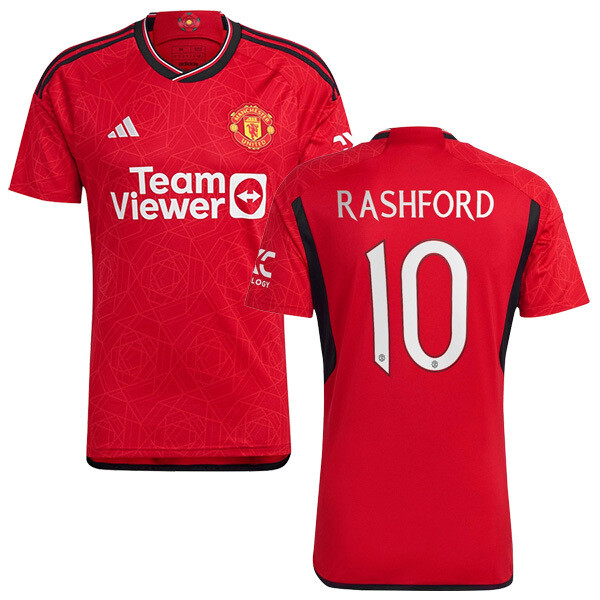 23-24 Manchester United Home Jersey Rashford 10 UCL