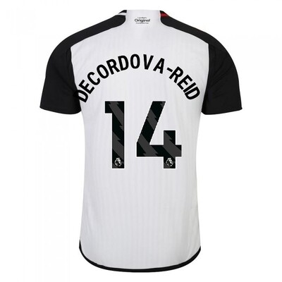 Fulham Home Bobby Decordova-Reid 14 Jersey 2023-2024