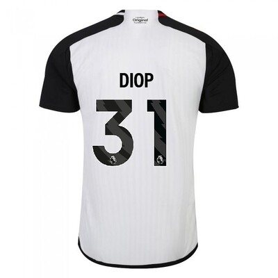 Fulham Home Issa Diop 31 Jersey 2023-2024