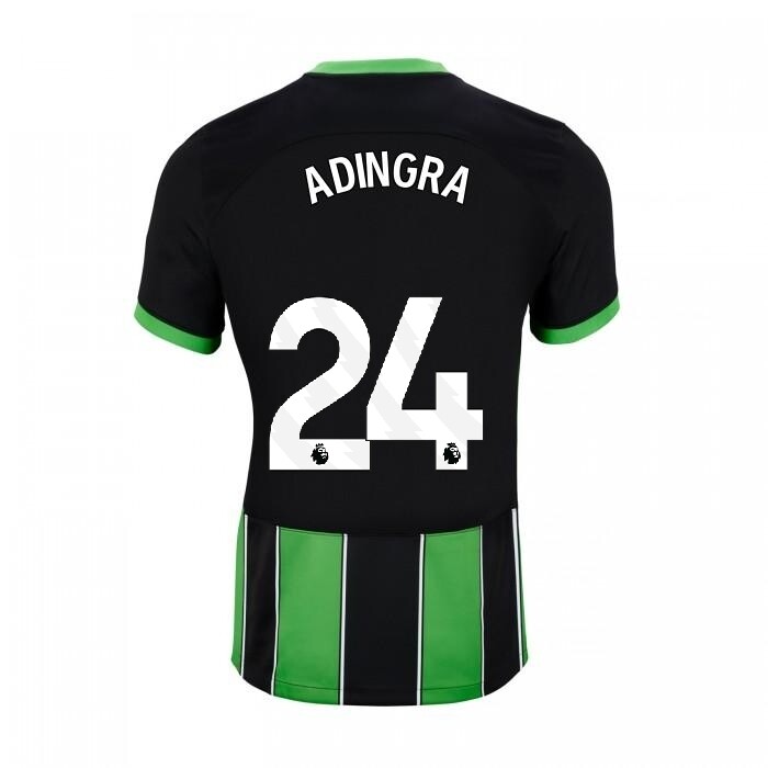 Brighton &amp; Hove Albion Away Simon Adingra 24 Jersey 2023-2024