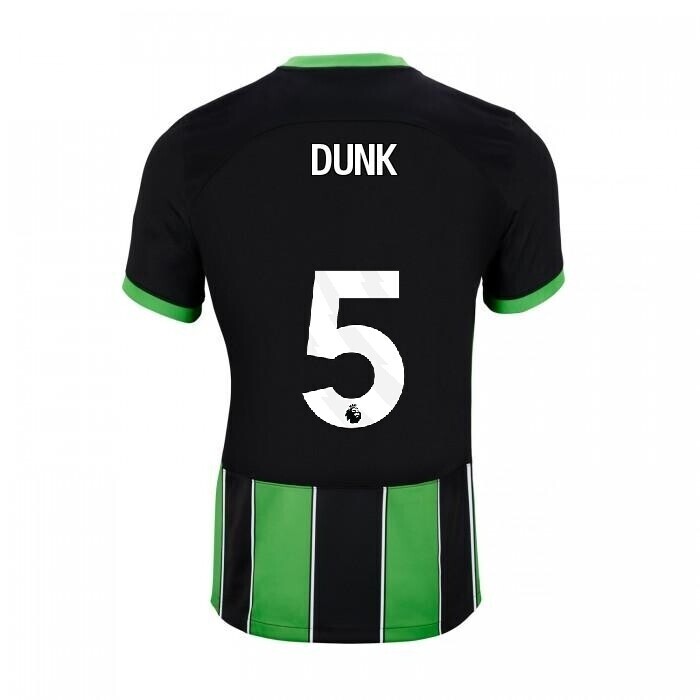 Brighton &amp; Hove Albion Away Lewis Dunk 5 Jersey 2023-2024