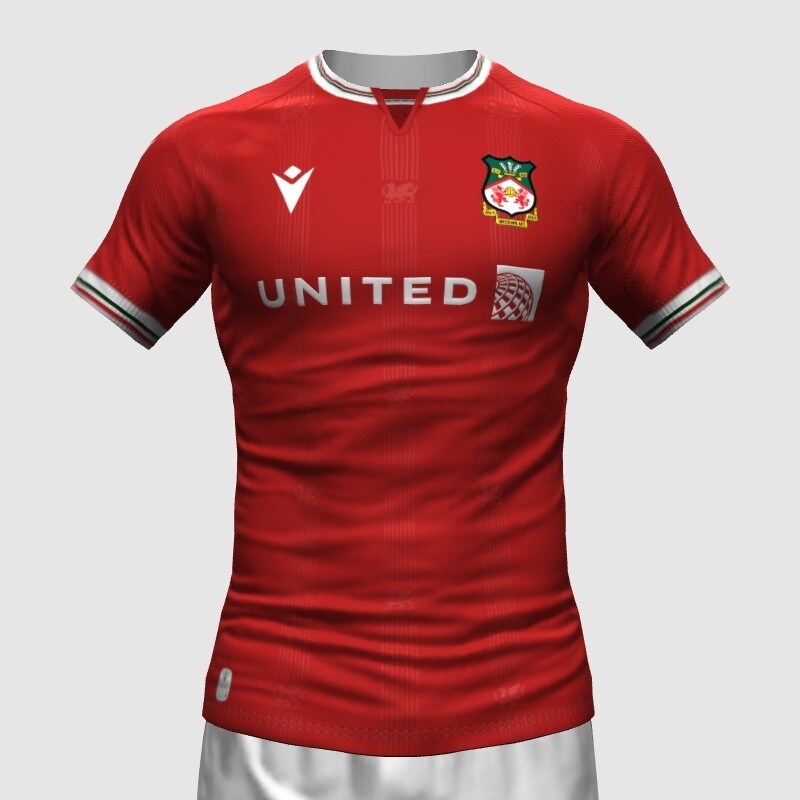 Wrexham United Home Jersey 20232024