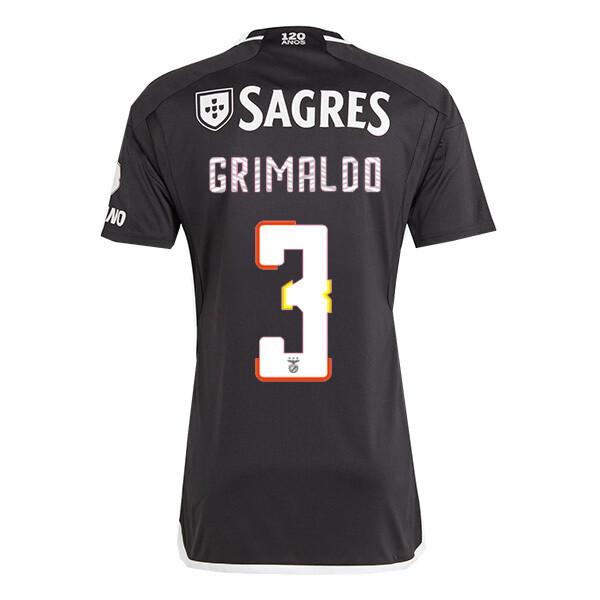 Benfica  Away Grimaldo 3 UCL Jersey Shirt 23-24