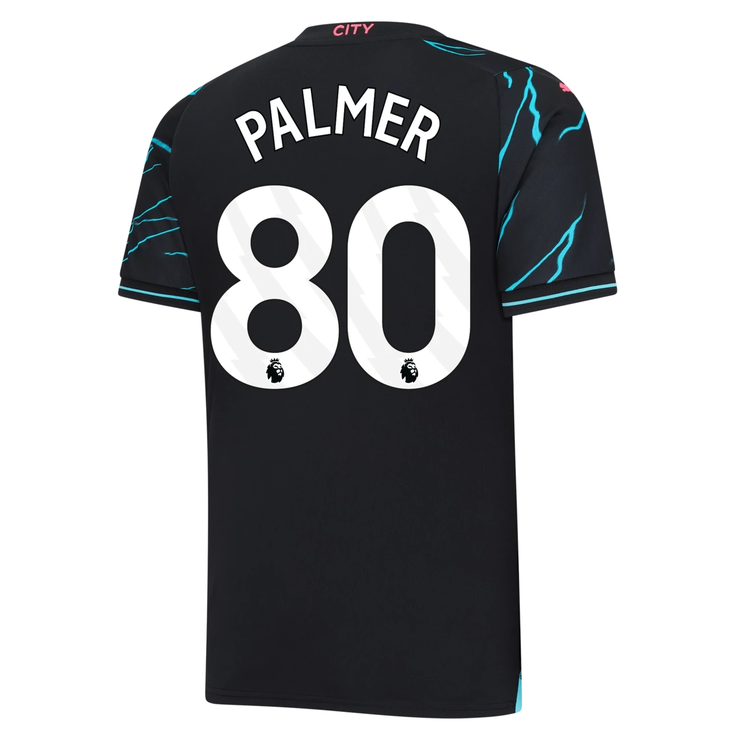 Manchester City Cole Palmer #80 EPL Third Jersey 2023-2024
