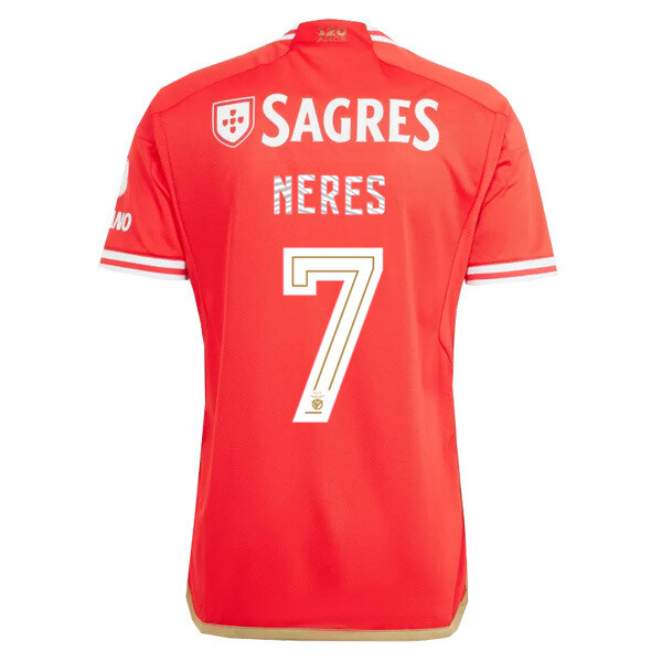 Benfica Home NERES 7 UCL  Jersey Shirt 23-24