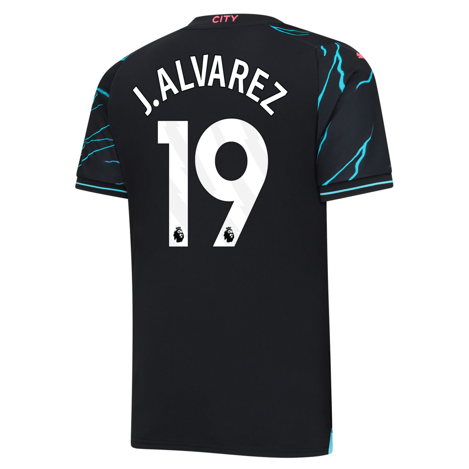 Manchester City Julián Álvarez #9 EPL Third Jersey 2023-2024