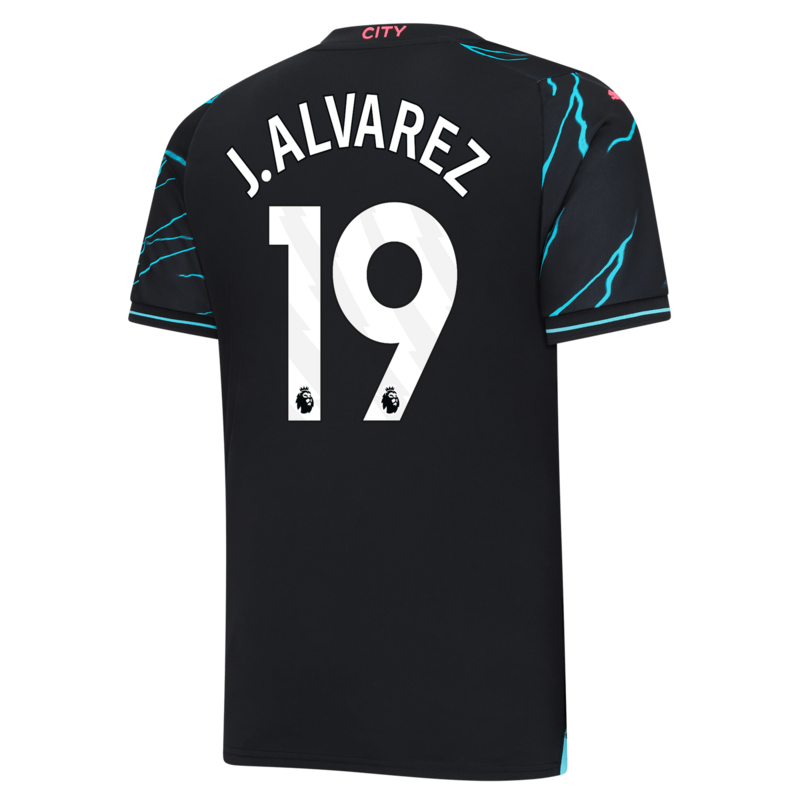 Manchester City Julián Álvarez  #9 EPL Third Jersey 2023-2024