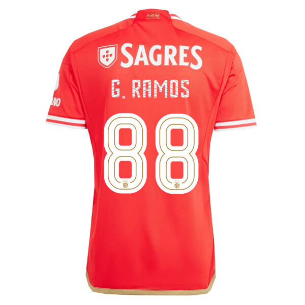 Benfica Home G.RAMOS 88 UCL Jersey Shirt 23-24