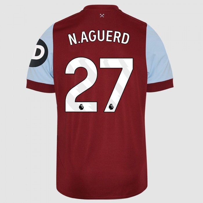 West Ham United Nayef Aguerd #27 Home Jersey 2023/2024