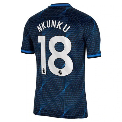 Chelsea Christopher Nkunku #18 Away Jersey 2023/2024