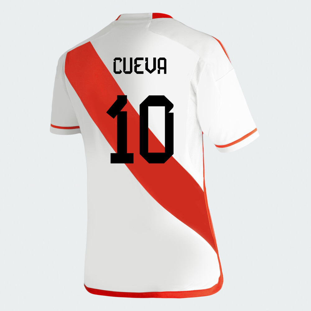 Peru Home Christian Cueva #10 Jersey Shirt 2023