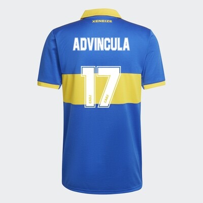 Boca Juniors Home Luis Advíncula #17 Jersey Shirt 2022-2023