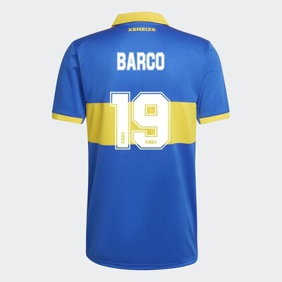 Boca Juniors Home Valentín Barco #19 Jersey Shirt 2022-2022