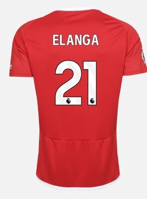 Nottingham Forest Anthony Elanga #21 Home Jersey 2023-2024