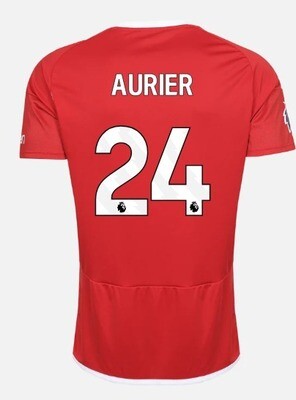 Nottingham Forest Home Serge Aurier #24 Home Jersey 2023-2024