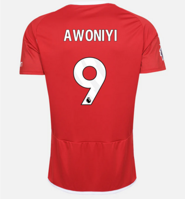 Nottingham Forest Taiwo Awoniyi #9 Home Jersey 2023-2024