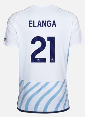 Nottingham Forest Anthony Elanga #21 Away Jersey 2023-2024