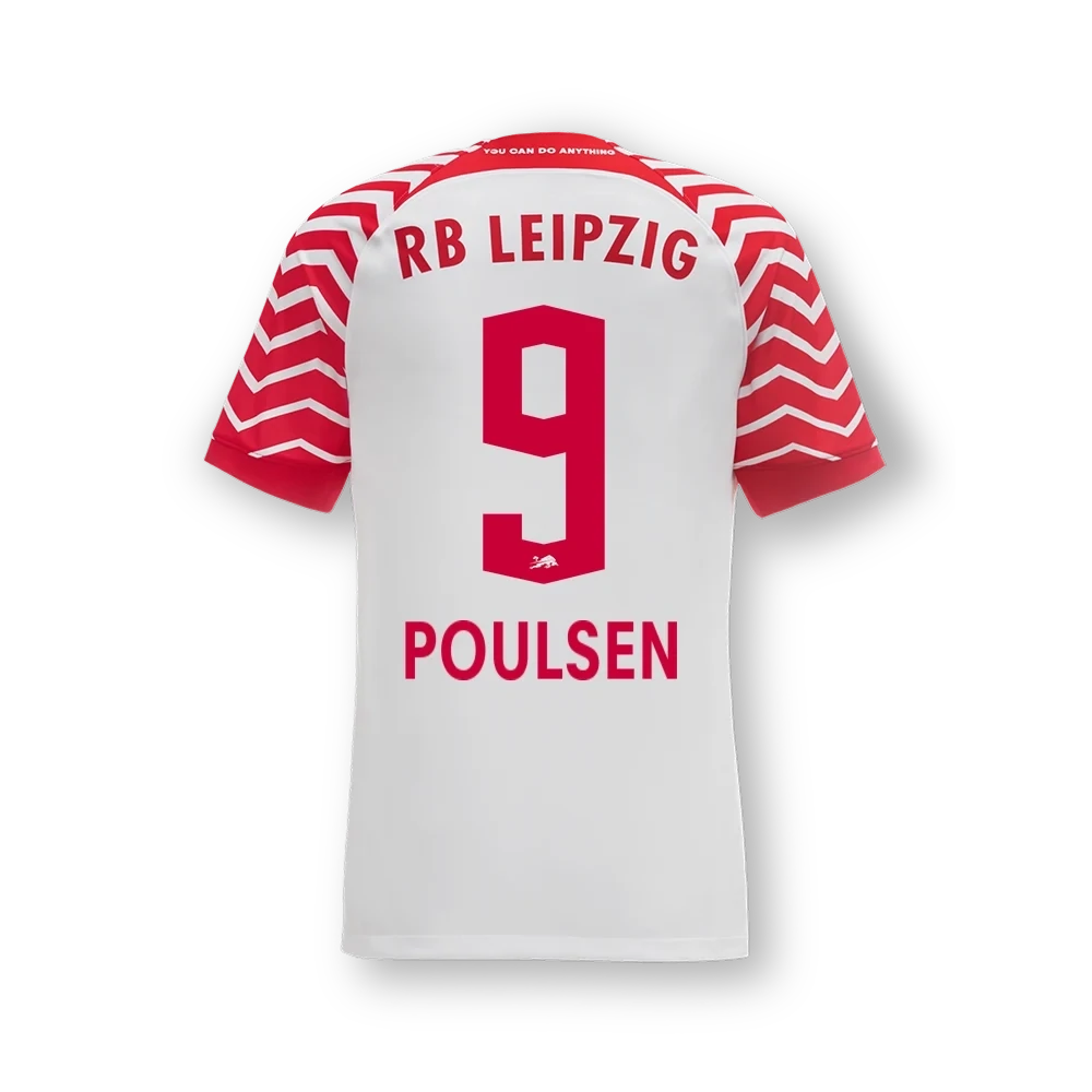 RB Leipzig Yussuf Poulsen #9 Home Jersey 2023/2024 Jersey