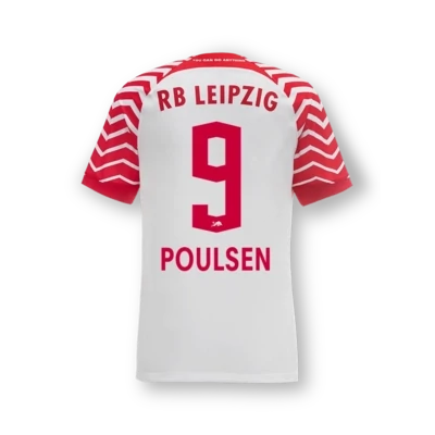 RB Leipzig Yussuf Poulsen #9 Home Jersey 2023/2024 Jersey