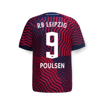 RB Leipzig Yussuf Poulsen #9 Away Jersey 2023/2024 Jersey