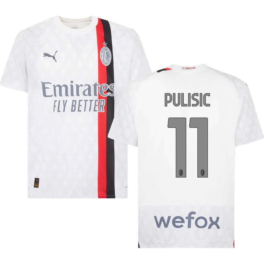 AC Milan Away Christian Pulisic #11 Jersey 2023/2024