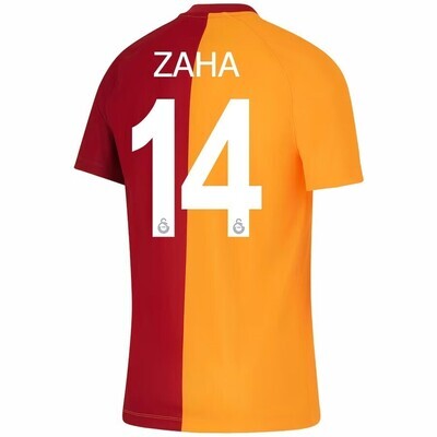 Galatasaray Home Wilfried Zaha #14 Jersey 2023-2024 With Sixt Sponsor