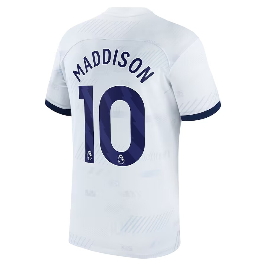 Tottenham Hotspur James Maddison #10 Soccer White Jersey 2023-2024