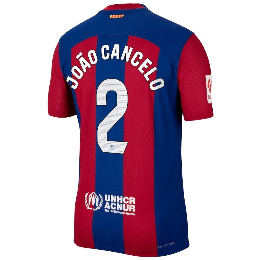 Barcelona Home João Cancelo Jersey Shirt 2023/2024 (Player Version)