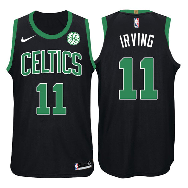 2017-2018 Boston Celtics Kyrie Irving Mindset Black Jersey