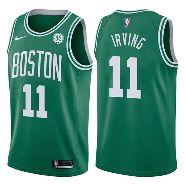 2017-2018 Boston Celtics Kyrie Irving Icon Green Jersey