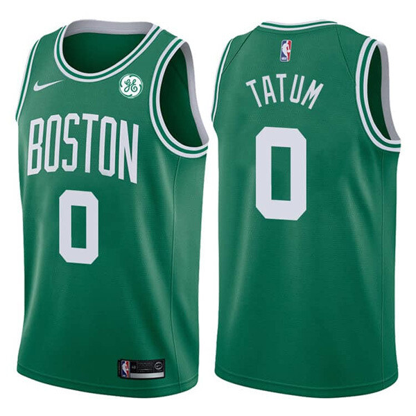 2017-2018 Boston Celtics Jayson Tatum Icon Green Jersey
