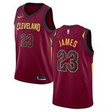 Men‘s Cleveland Cavaliers Lebron James #23 Wine Swingman Jersey