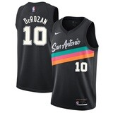 Men‘s San Antonio Spurs DeMar DeRozan #10 Black Swingman Jersey